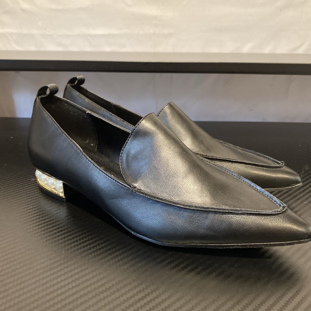 Shoedazzle Women's‎ Marit Embellished Flat Loafers Size  7